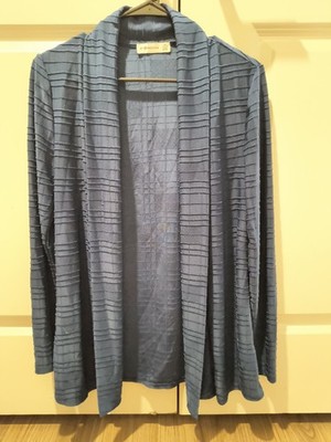 89th & Madison Blue Cardigan Women's Size Small