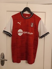 puma Large Youth Rotherham United 2021/22 Home Football Shirt Size Large