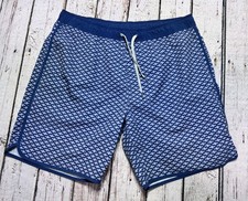 Fair Harbor Lined Performance Blue Swim Trunks 8  Inseam Men  s XXL