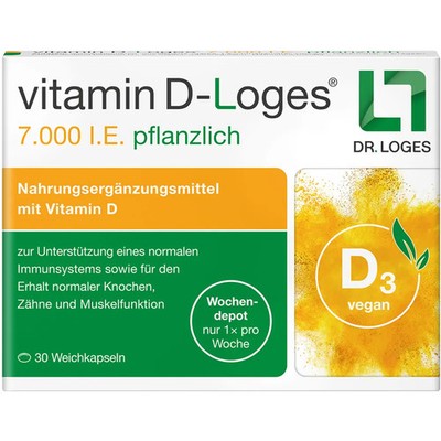 VITAMIN D-LOGES 7.000 I.E. pflanzlich Wochendepot 30 St PZN 17525907