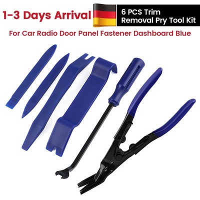 6Tlg Car Trim Removal Tool Auto Hand Werkzeuge Hebeln Dash Panel Tür Innen Kit