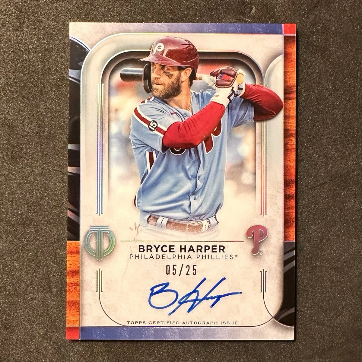 Topps Bryce Harper Baseball Autographed Sports Trading Cards 