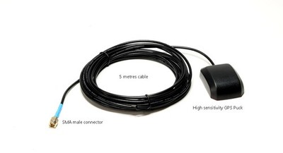 GNSS GPS Antenne speziell bezogen von JC Antenna Co. High Gain 28dB 5m Kabel