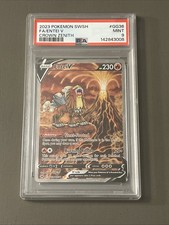 Entei V GG36/GG70 Crown Zenith: Galarian Gallery Holo PSA 9