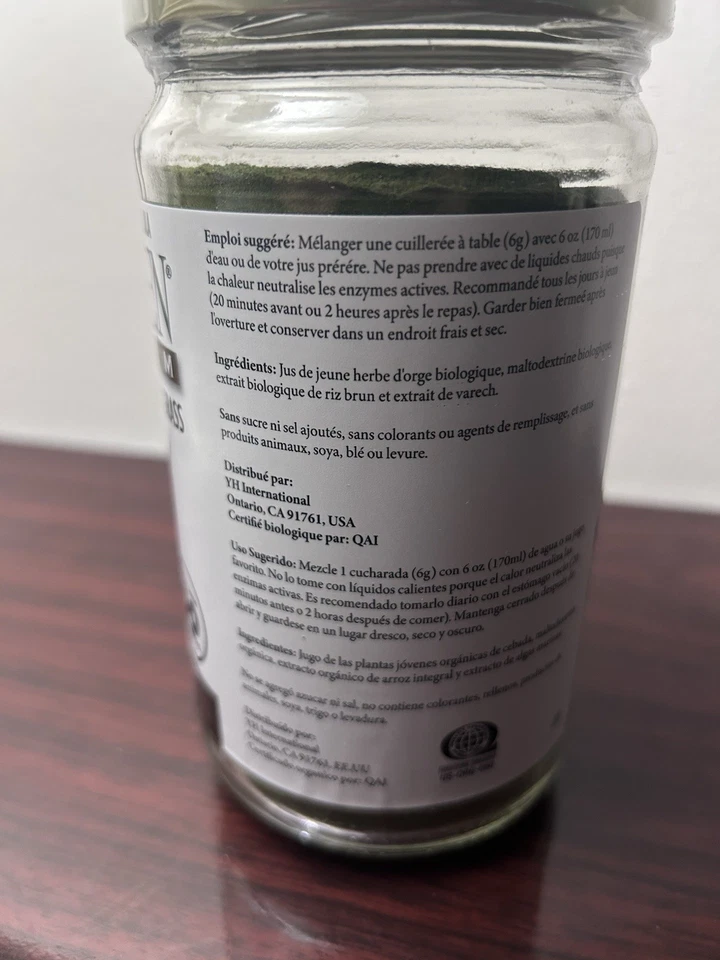 BARLEYGREEN Dr. Hagiwara's Original Premium con algas - Jugo de hierba de cebada orgánica... Foto 3 de 4