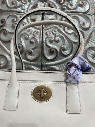 Autentica borsa a tracolla Coach Madeline in pelle bianca avorio 11554 ottime condizioni! - Foto 4 di 11