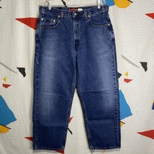 Vintage Levis 569 Loose Straight Jeans USA Made 36x30 Baggy Skater 2002 90s Y2K
