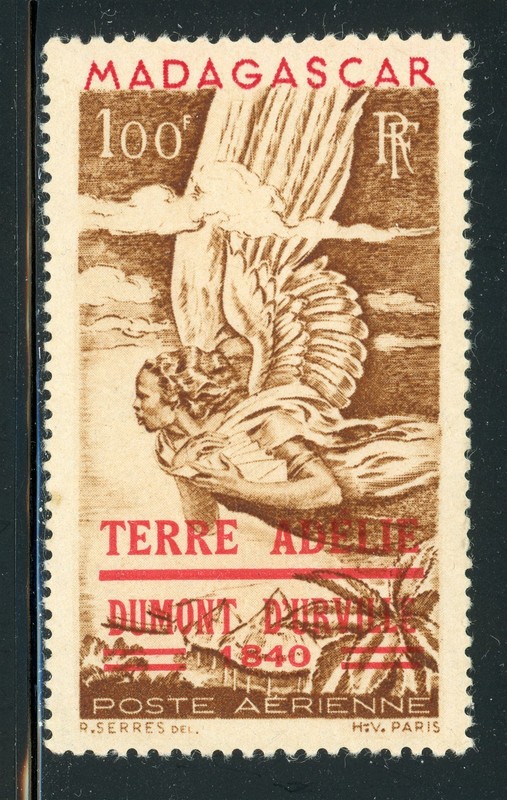 MADAGASCAR (FSAT TAAF) MNH Selections: Scott #C54 100Fr TERRE ADELIE CV$45+