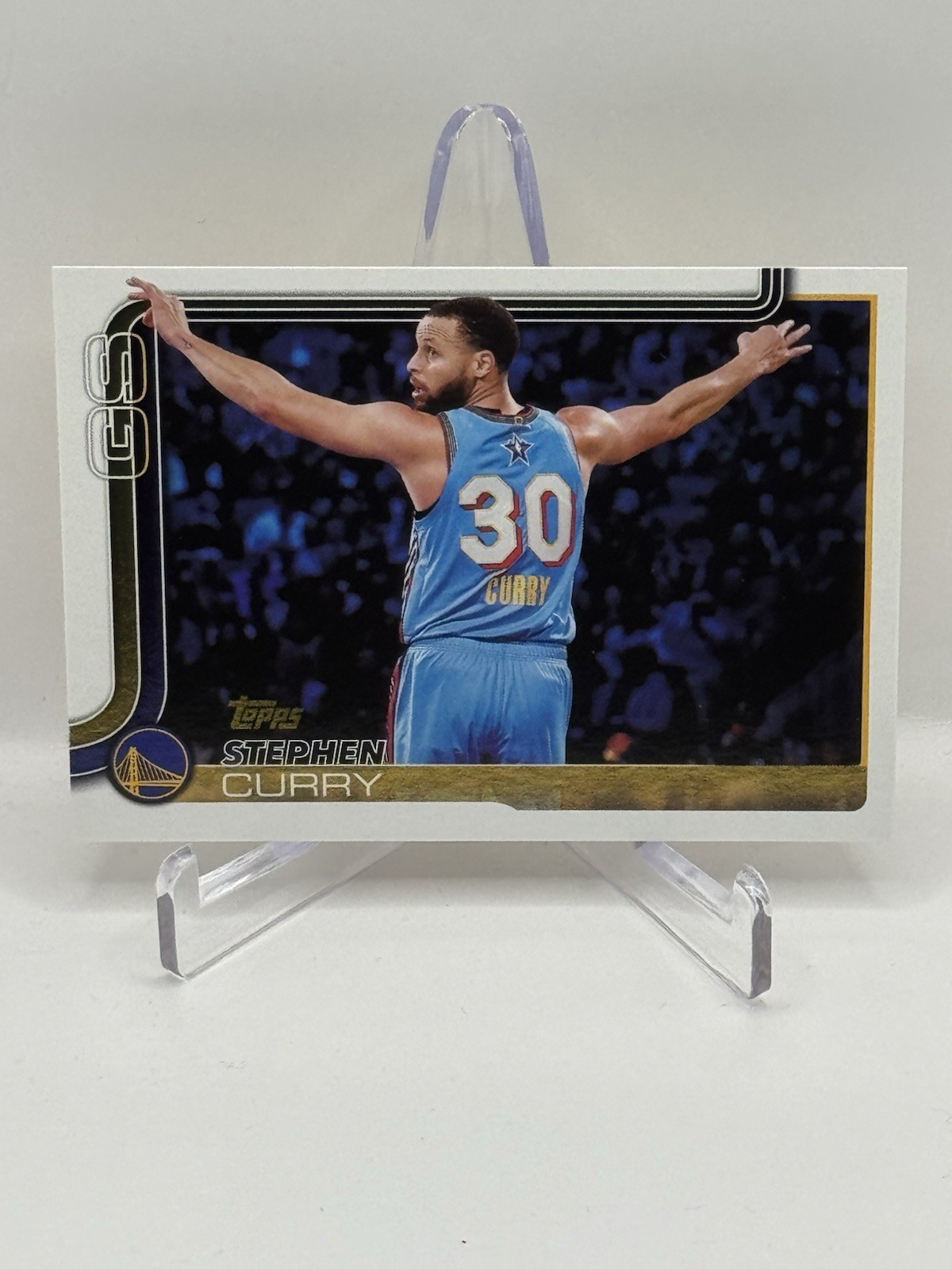 2025-26 Topps Flagship Golden State Warriors Stephen Curry #135 Golden Mirror SP