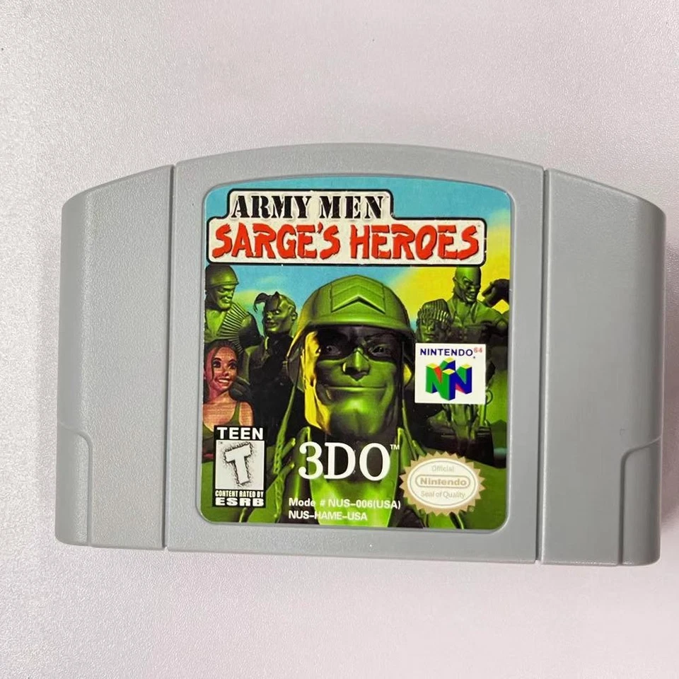 Army Men: Sarge`s Heroes - Nintendo 64 (N64) редкая находка высокий спрос - Изображение 2 из 4