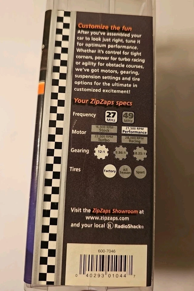 New ZipZaps Starter Kit Micro RC Car -  by Radio Shack - Image 2 of 4