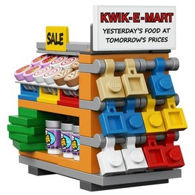 3-5 Day Ship, LEGO Simpsons 71016 The Kwik-E-Mart Building Kit