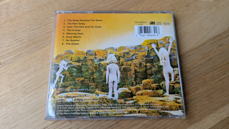 CD / Led Zeppelin - Houses Of The Holy, Atlantic Records - Bild 2 von 3