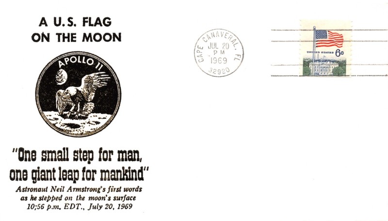 APOLLO 11 20th ANNIV. OF MOON LANDING/WALK, STAMP COLLECTING CACHET SC# 2280