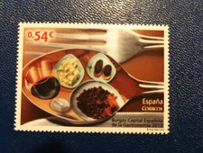 SELLOS ESPAÑA MNH 2014 GASTRONOMÍA. TAPAS DE BURGOS 
