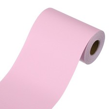 Wallpaper Border, 3.9" x 393" Peel and Stick Wallpaper Borders, Pink