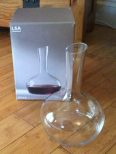LSA Wine Carafe 1.85L Mouth-Blown Glass Decanter in Box - RRP £55.00