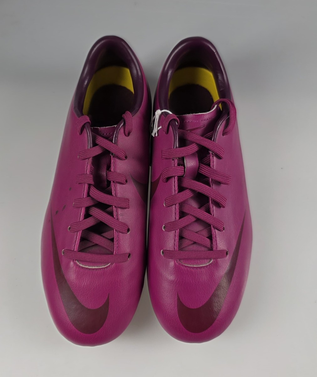 Nike Jr Mercurial Victory III FG Soccer Cleats Rave Pink/Neon 1 Y