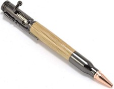 Whiskey Barrel Wood Bolt Action Ballpoint Pen (JD Whiskey Barrel, Pen Only)