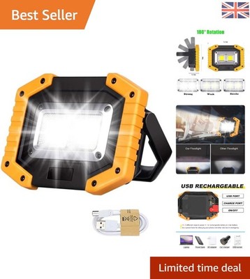 Wiederaufladbare 30W LED Arbeitsleuchte - Leistungsstarker 2000LM Fluter für Camping & mehr