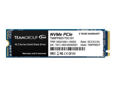 Team Group MP33 1 TB SSD intern M.2 2280 PCI Express 3.0 x4 NVMe 1 3D NAND 1.3
