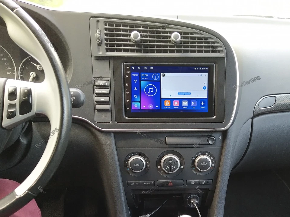 7" Android 15 CarPlay Car Stereo Radio GPS Navi BT 32G For Saab 9-3 93 2007-2011 Foto 2 de 4