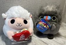 Lot of 2 Zuru Mini Brands Snackles 5” Plush Collector Jolly Rancher Jelly Belly