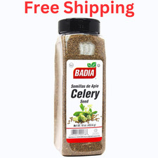 Badia Celery Seed Whole 16 oz &ndash; Aromatic & Bold Flavor for Pickling, Cooking, an