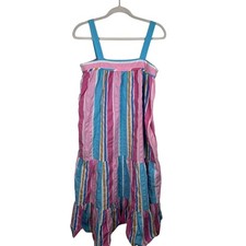 Lemlem Striped Jima Sweepy Midi Dress Size Small EUC *Missing Waist Tie*