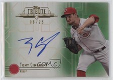 2014 Topps Tribute Auto Green 6/25 Tony Cingrani #TA-TC Auto 10ou