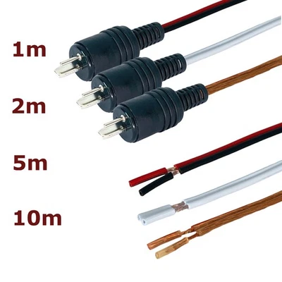 Lautsprecher Kabel Audio Stecker DIN 41529 Offenes Ende HiFi Surround Speaker PA - Bild 1 von 4