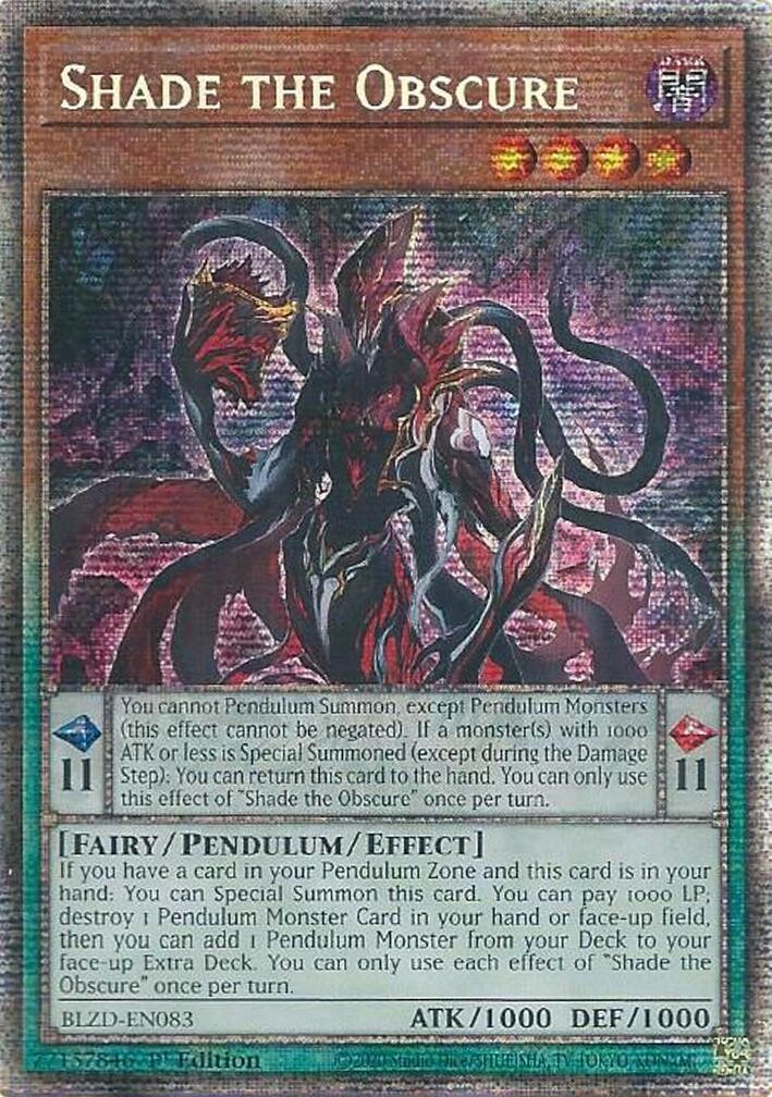 Shade the Obscure BLZD-EN083 Blazing Dominion for sale | eBay
