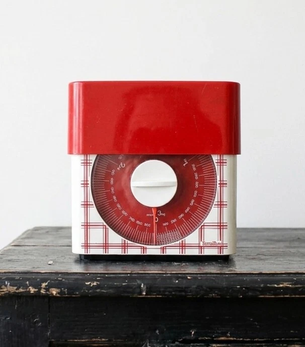 Terraillon BA 2000 Vintage - Balance de cuisine - 1 litre - rouge