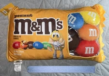 M & M’s Novelty Pillow (17.5" x 13.75") with Mini M&M Candy-Pillows Inside!