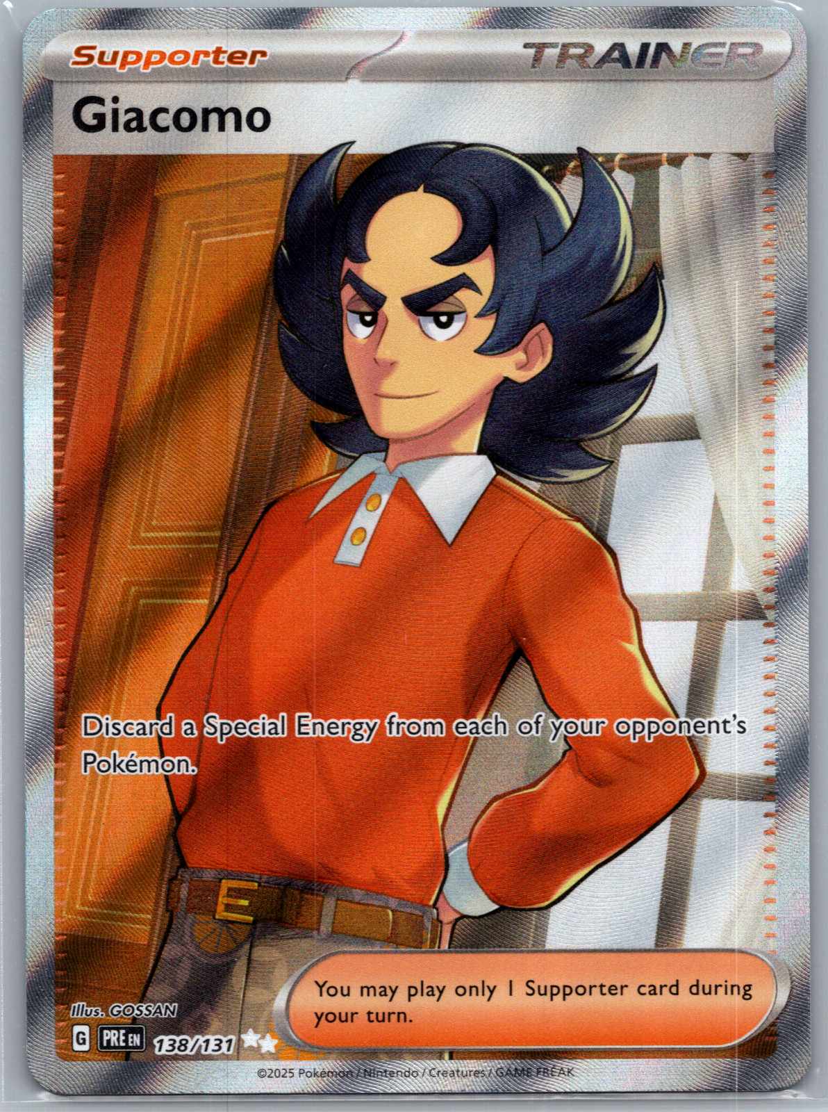 Giacomo 138/131 Prismatic Evolutions Holo Ultra Rare Full Art Near Mint English