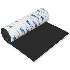 Non Slip Furniture Pads, 5" x 40" Rubber 1 PC 5 x 40 inch Rubber , Black