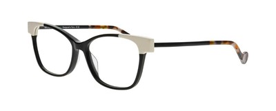 Woow Say Yes 2 100 Color Black w/ White Eyeglasses 53-15-143