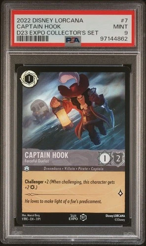 Captain Hook Forceful Duelist PSA 9