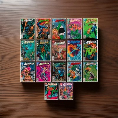Huge 16-Book Aquaman Collector Lot (DC Comics 1989 1999) 7.0-9.2 + 1 Reader Copy