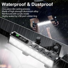Universal 17 LED Headlight Light Bar Upgrade Kit For Dirt Bike Easy Installation