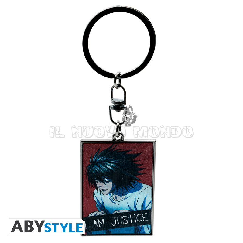 DEATH NOTE - Portachiavi Lenticolare ""Justice"" (AbyStyle)