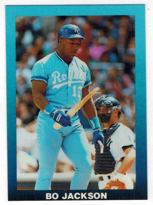 #ad BO JACKSON Oddball Baseball Card quot;Bo Knows Broken Batsquot; w glossy front KC ROYALS $2.99