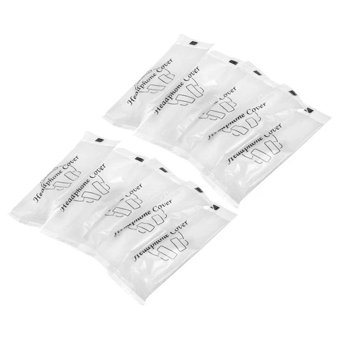 Non Tessuto Cuffia Orecchio Copertura con 6-8cm Dia 10 Paio Bianco