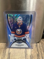2025-26 Upper Deck Allure #118 Tristan Lennox Blue Line RC #/35 Rookie RC