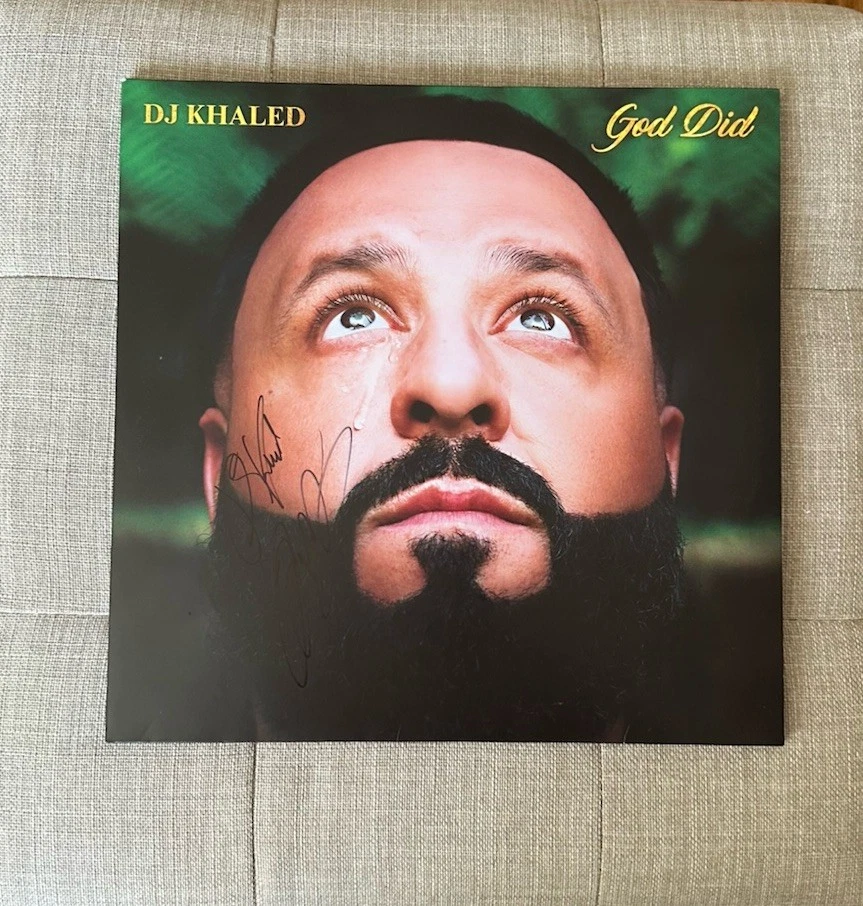 Dj Khaled In Original Autographed Rap & Hip Hop Memorabilia for