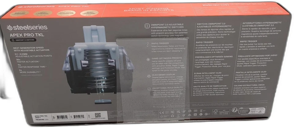 Steelseries Apex Pro Tkl Gen 3 Omnipoint 3.0 Hypermagnetic Switches — Adjustable - Image 2 of 4