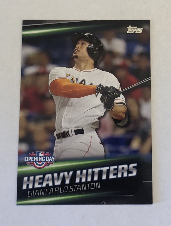Giancarlo Stanton 2016 Topps Opening Day Heavy Hitters #HH-2 Miami Marlins