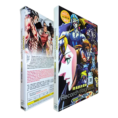 RECORD OF RAGNAROK (SEASON 1+2) - ANIME TV DVD (Vol. 1-27 END) ENG