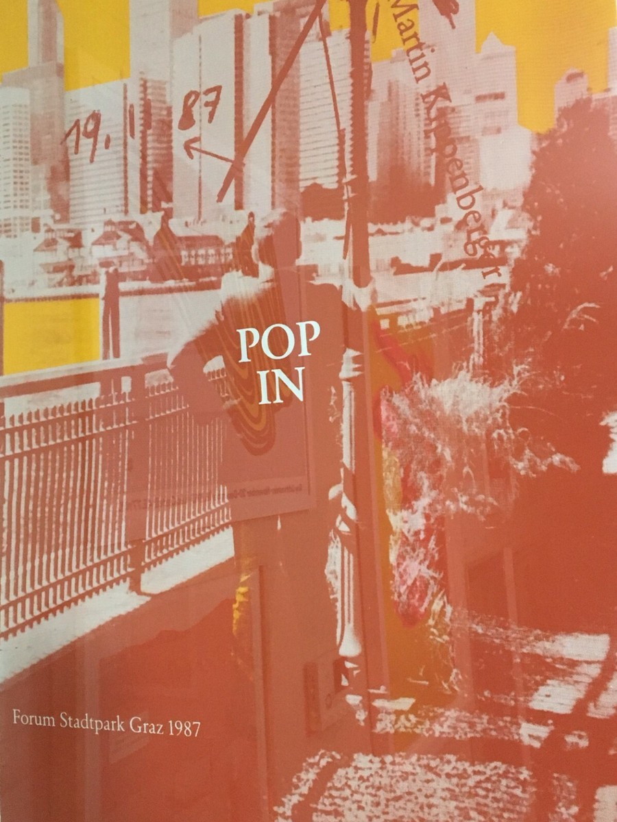 1987 MARTIN KIPPENBERGER POP IN Lot POSTER + 45pm Yuppi du Nicely