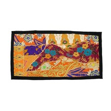 Vintage Embroidered Patchwork Indian Tent Decoration Tapestry Wall Hanging Af